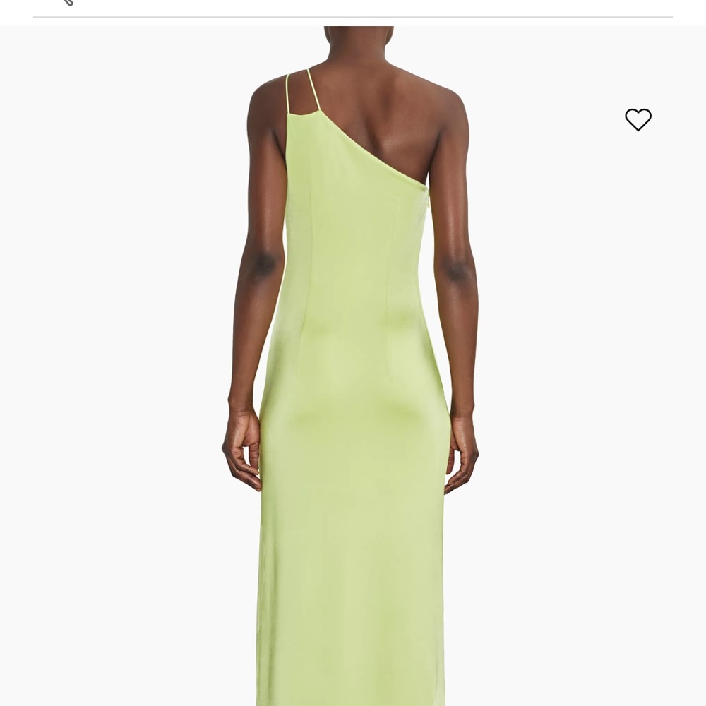 Sage Drawstring Cutout Gown